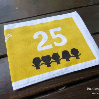 25周年剪絨印花運動毛巾