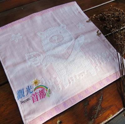 客製化-紗布刺繡方巾